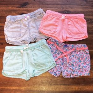 OshKosh B’gosh Girls 2T Shorts Bundle
